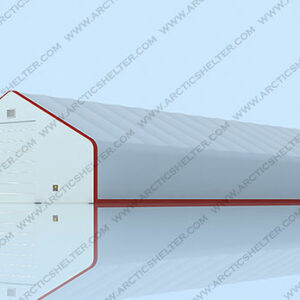 Prairie Shelters - 150x50x26 Pro Plus Peak Double Truss (side)