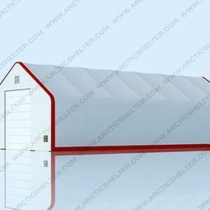 Prairie Shelters - 70x30x22 Pro Peak Double Truss (side)